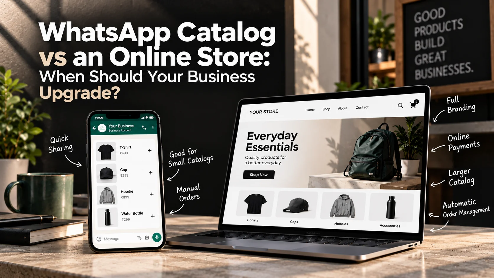 WhatsApp Catalog vs Online Store