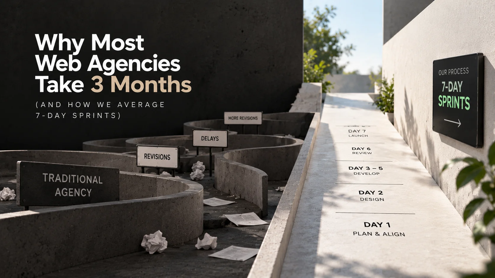 Why Most Web Agencies Take 3 Months