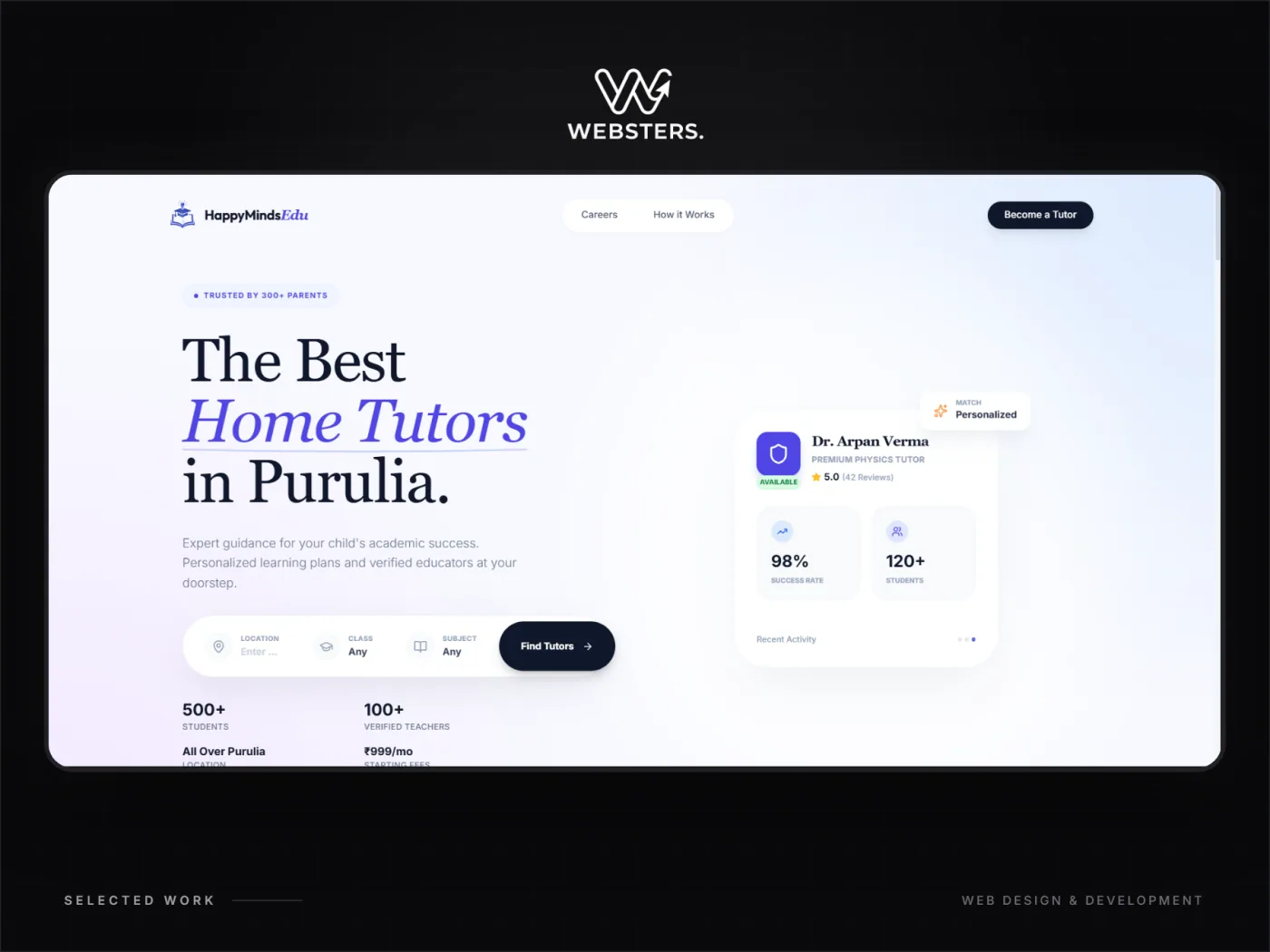 Happy Minds Edu verified tutoring platform