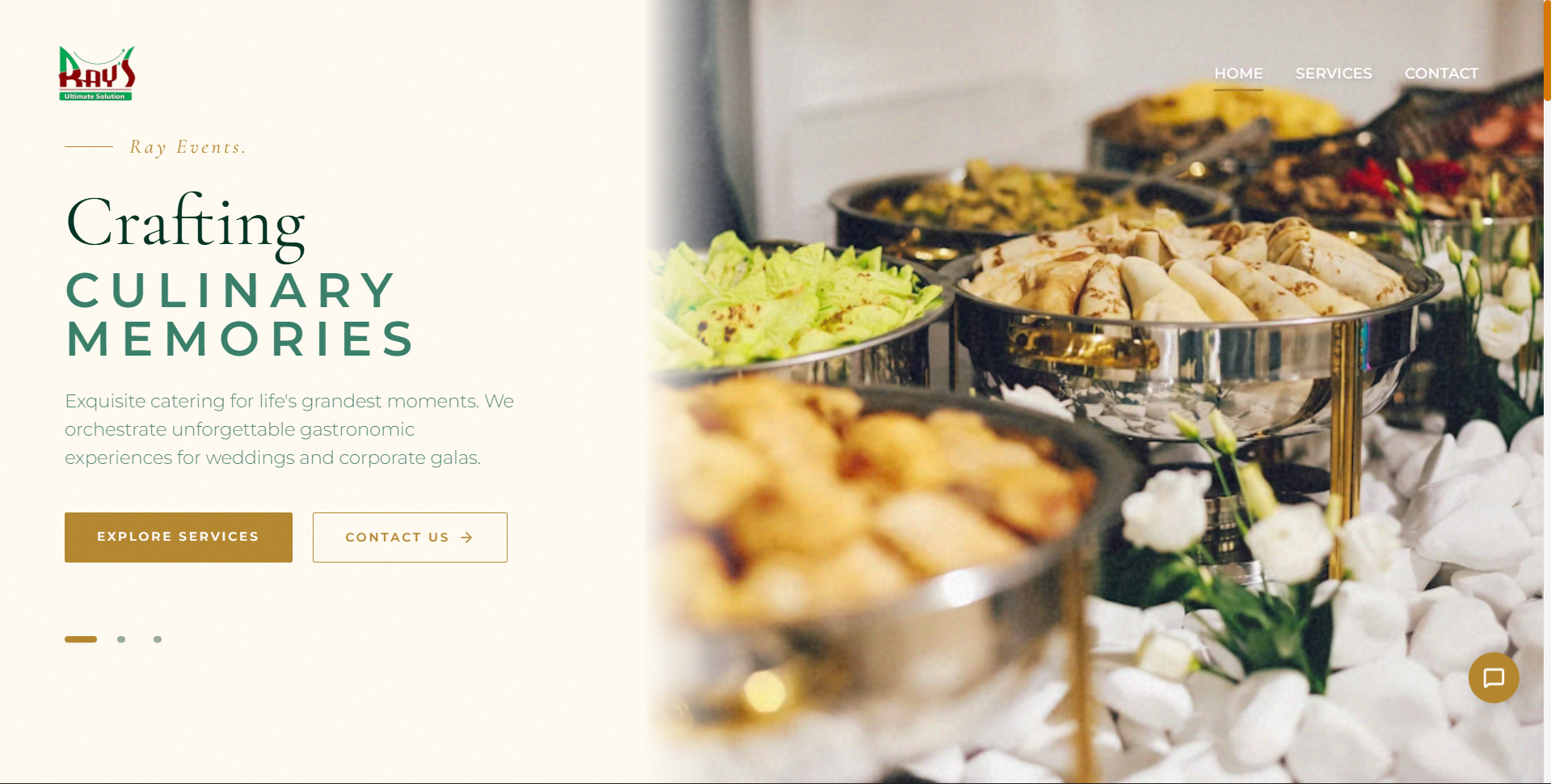 Ray's Event Production Website