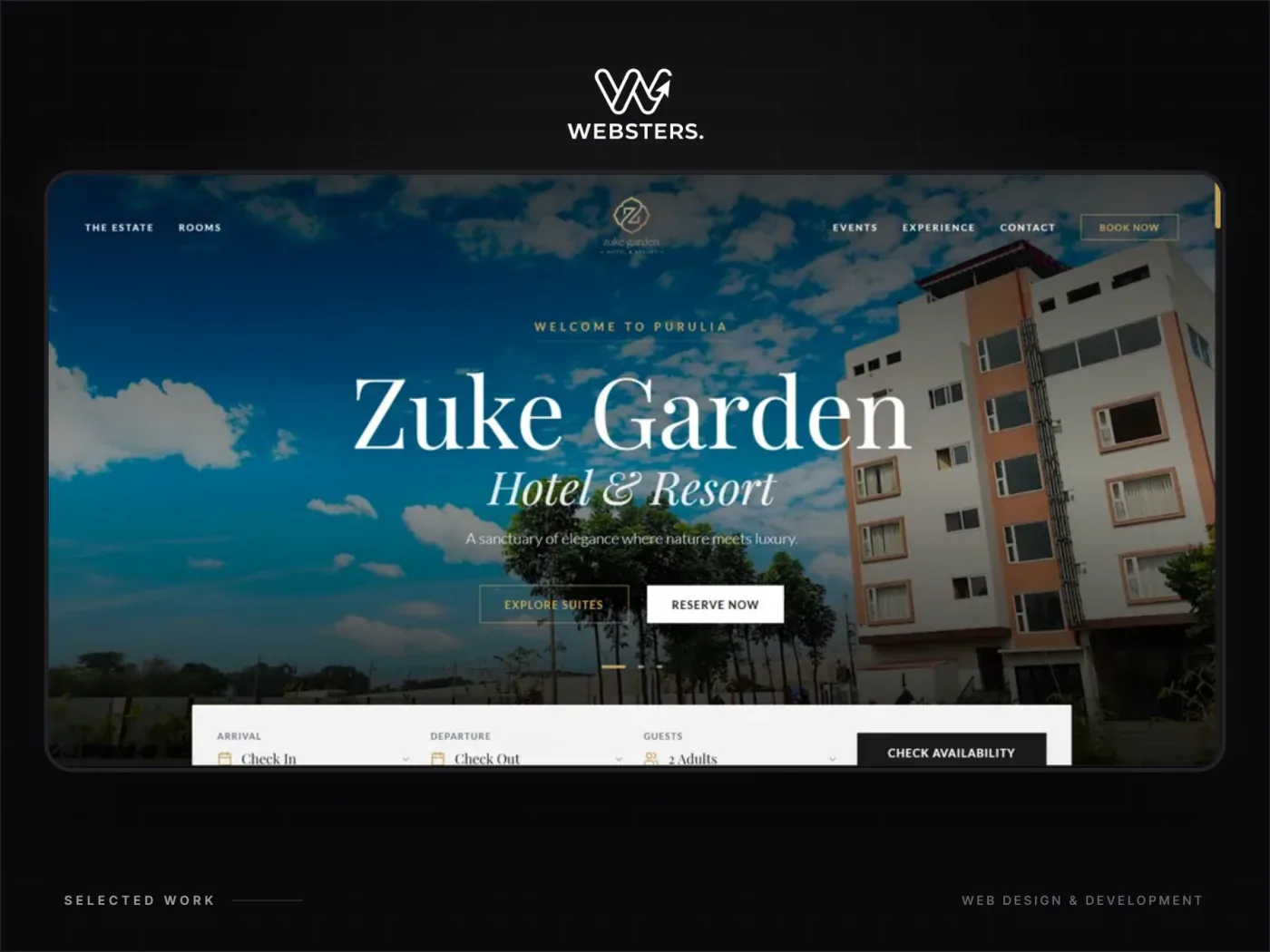 ZukeGarden Hotels and Resorts direct booking platform